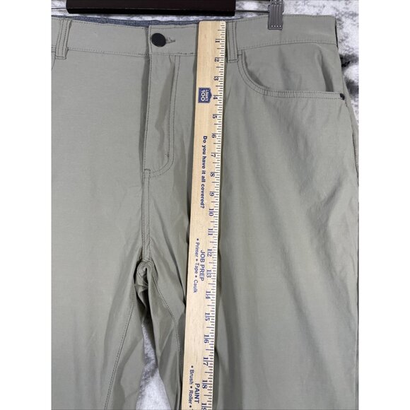 Members Mark Denali Straight Pants Mens Size 38x30 Beige Performance Stretch - Picture 5 of 11
